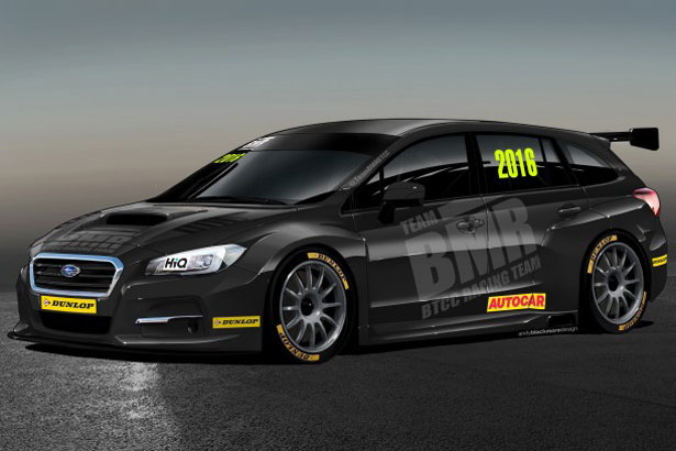 Artist's impression of James Cole's Team BMR Subaru Levorg