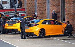Team Halfords Yuasa Racing had 2 of their 3 cars at Brands Hatch today