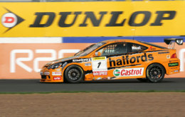 Matt Neal won the championship in 2005 and 2006 with Team Halfords