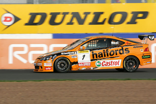 Matt Neal won the championship in 2005 and 2006 with Team Halfords