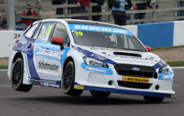 James Cole in his Subaru Levorg GT