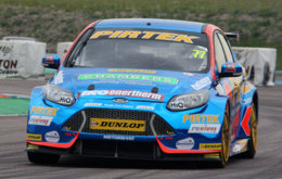 Andrew Jordan in his Motorbase Performance Ford Focus