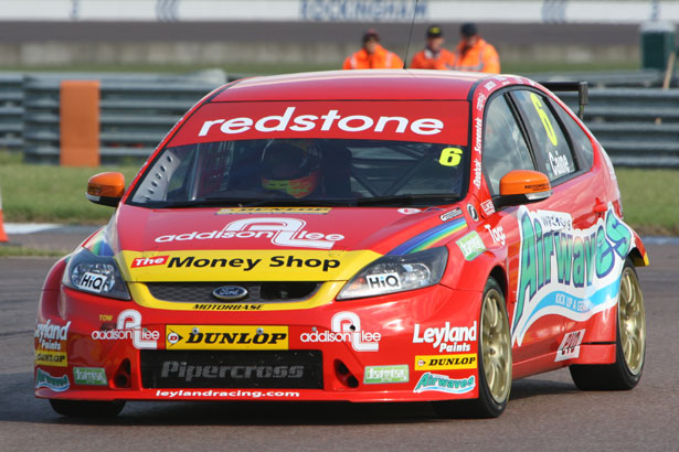 Michael Caine on his BTCC debut at Rockingham in 2011