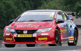 Daniel Lloyd did well with his Eurotech Racing Honda Civic Type R