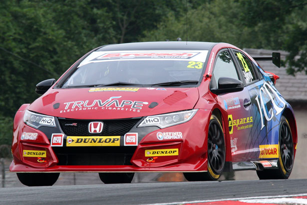 Daniel Lloyd did well with his Eurotech Racing Honda Civic Type R