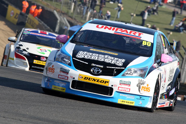 Tom Ingram in his Speedworks Motorsport Toyota Avensis