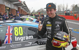 Tom Ingram took pole position in the qualifying session