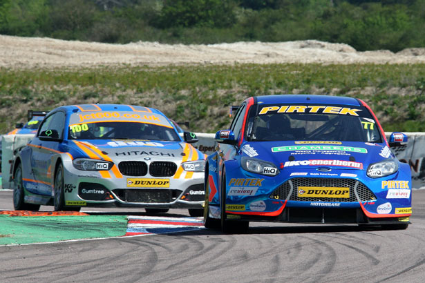 Andrew Jordan holds off Rob Collard to win race two