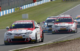 Josh Cook and Ashley Sutton in their MG Racing RCIB Insurance MG6GTs