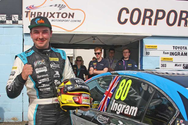 Tom Ingram takes the No. 1 spot in qualifying at Thruxton