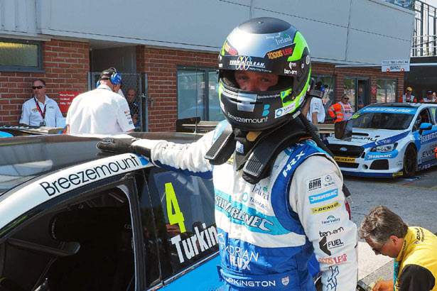 Colin Turkington after another successful race for Silverline Subaru BMR Racing