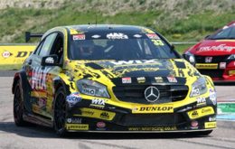 Adam Morgan in his WIX Racing Mercedes Benz A-Class