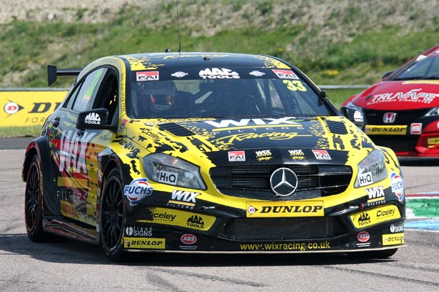 Adam Morgan in his WIX Racing Mercedes Benz A-Class