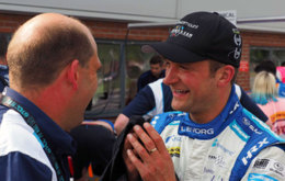 Colin Turkington is delighted to give Subaru their first BTCC pole position