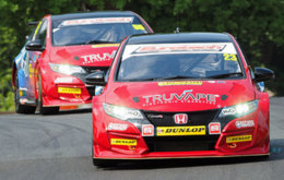 Daniel Lloyd qualified 2nd in his Eurotech Racing Honda Civic Type R