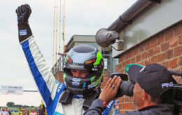 Colin Turkington is delighted with another win for the Levorg GT