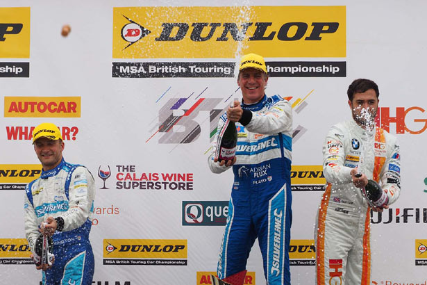 Plato, Goff and Turkington enjoy their podium celebrations