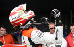 Matt Neal is delighted with his race win at Knockhill