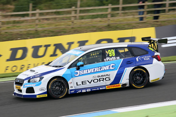 Jason Plato was fastest in the first practice session