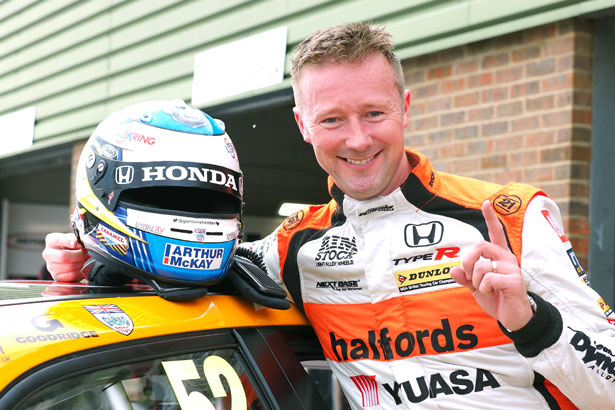 Local hero Gordon Shedden knows the Knockhill circuit well