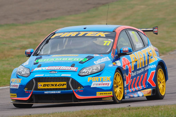 Andrew Jordan in his Motorbase Performance Ford Focus