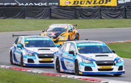 Colin Turkington leads Jason Plato to a Subaru 1-2 victory