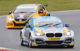 Current championship leader Sam Tordoff in his BMW 125i M Sport