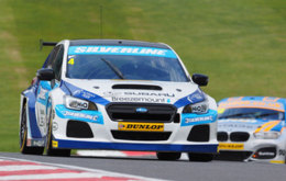 Colin Turkington in his Silverline Subaru BMR Racing Levorg GT