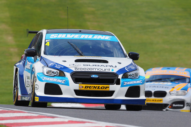 Colin Turkington in his Silverline Subaru BMR Racing Levorg GT