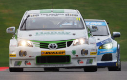 Rob Austin joins Colin Turkington on the front row of the grid