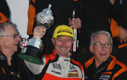 Gordon Shedden celebrates with his team