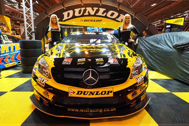 The Dunlop MSA BTCC stand at last year's Autosport International