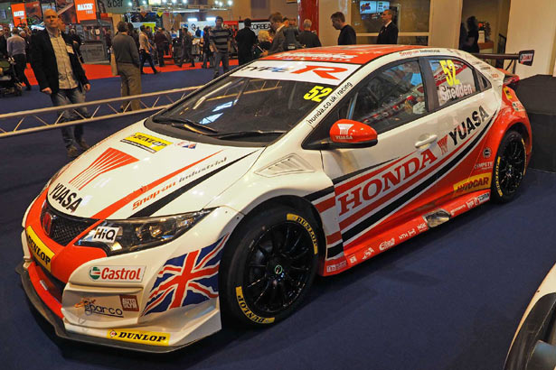 Last year's show featured Gordon Shedden and his BTCC car