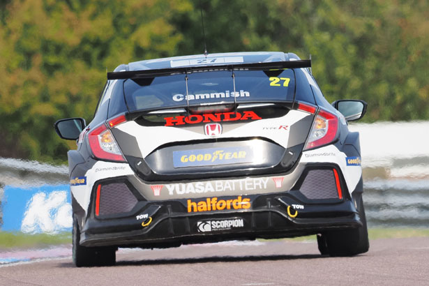 Dan Cammish dominated qualifying at Thruxton